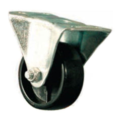 Viking Black Nylon Castor Wheels (308) (Fixed) | Viking by KHM Megatools Corp.