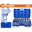 Wadfow WST4D21 21 PCS 3/4" Socket Set | Wadfow by KHM Megatools Corp.