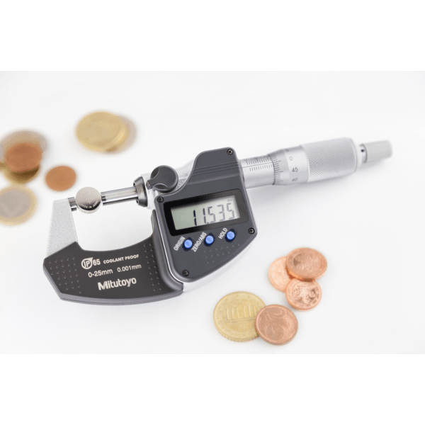 Mitutoyo 293-332-30 Digital Micrometer 2-3" (IP65 Coolant Proof) - KHM Megatools Corp. Mitutoyo 293-332-30 Digital Micrometer 2-3" (IP65 Coolant Proof) - KHM Megatools Corp.