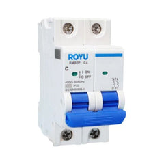 Royu 4.5kA (2P 2 Modules) Miniature Circuit Breakers (DIN Rail Type) | Royu by KHM Megatools Corp.