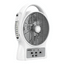 Firefly FEL624 8” Oscillating 3-Speed Fan with USB Mobile Phone Charger & 24 LED Desk Lamp | Firefly by KHM Megatools Corp.