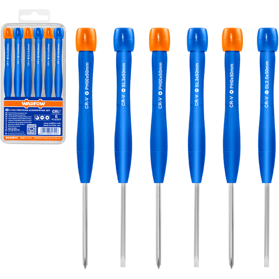 Wadfow WSS2B06 Precision Screwdriver 6Pcs Set | Wadfow by KHM Megatools Corp.