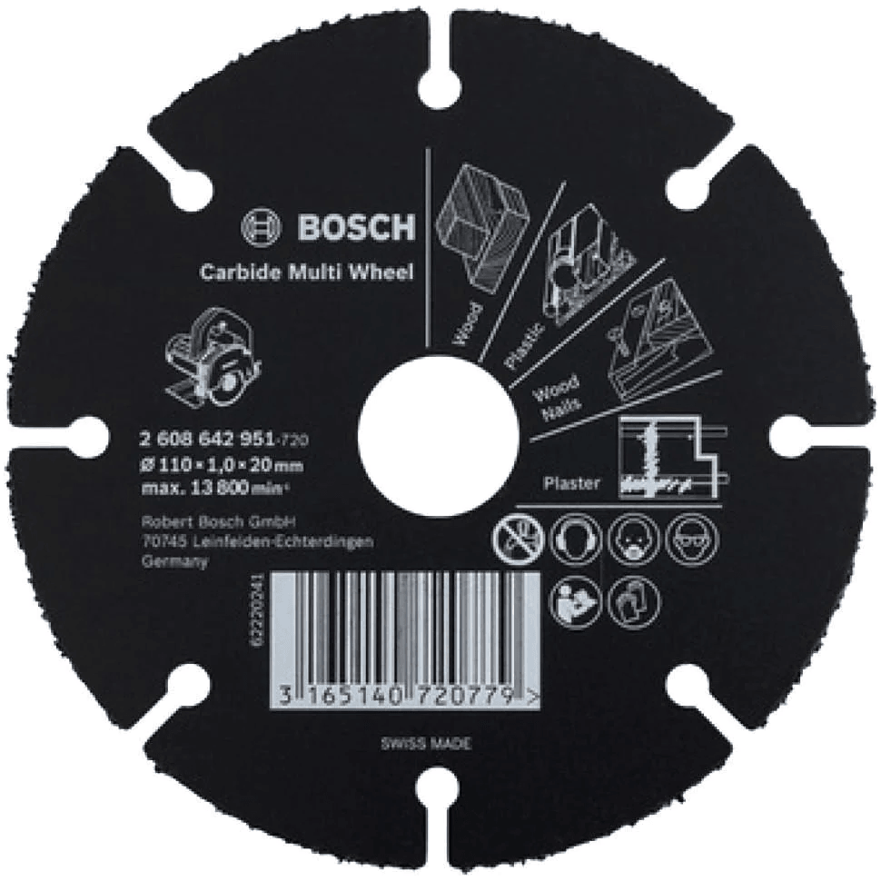 Bosch Carbide Multi Wheel 4" 2608643066 - KHM Megatools Corp.