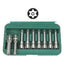 Hans 46025-49 1/2" Drive 9pcs Tamperproof Torx Bit Socket Wrench Set | Hans by KHM Megatools Corp.
