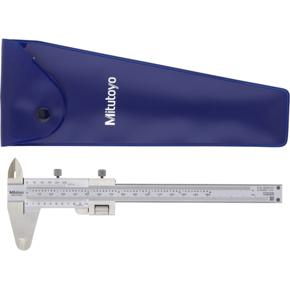 Mitutoyo 532-119 (NM6P) Vernier Caliper (Fine Adjustment) 130mm - KHM Megatools Corp. Mitutoyo 532-119 (NM6P) Vernier Caliper (Fine Adjustment) 130mm - KHM Megatools Corp.