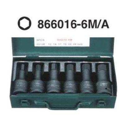 Hans 866016 3/4" Drive Impact Hex Bit Socket Wrench Set | Hans by KHM Megatools Corp.