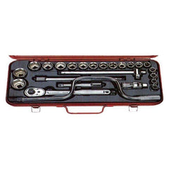 Flag F425M 1/2" Drive Socket Wrench Set Inches (25pcs) | Flag by KHM Megatools Corp.