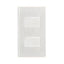 Omni WP2-S13 2pcs. 1-Way Switch in White Plate 16A (Wide Series) | Omni by KHM Megatools Corp.