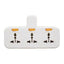 Omni WUA-032-PK Multiple Socket Extension Adapter with Individual Switch 3-Gang 10A 250V | Omni by KHM Megatools Corp.
