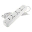 Omni USB-301 Travel Extension Cord 3-Gang with USB Outlet & Switch 2500W 10A 250V | Omni by KHM Megatools Corp.