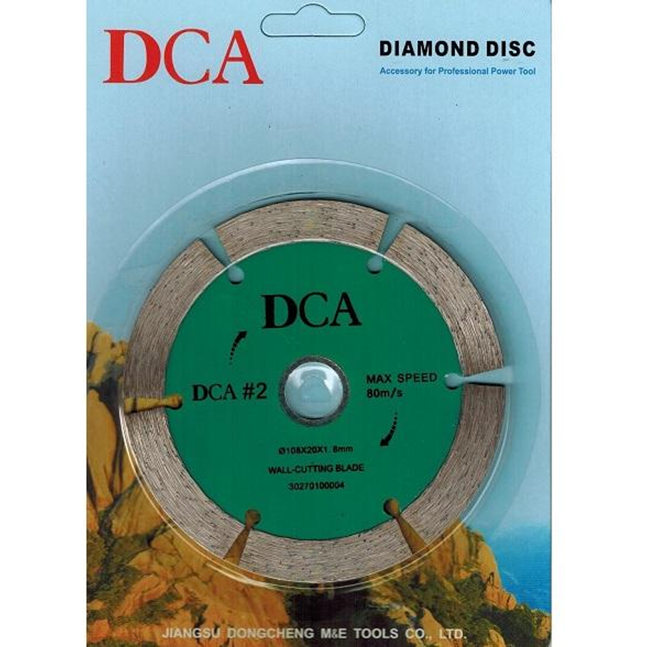 DCA #2 Diamond Cutting Disc 4" (Segmented) 30270100004 | DCA by KHM Megatools Corp.