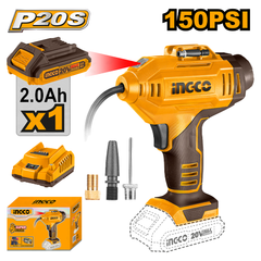 Ingco CACLI20181 Cordless Li-Ion Auto Air Compressor 20V | Ingco by KHM Megatools Corp.