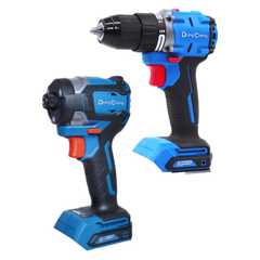 Dongcheng DCKIT26EK Cordless Impact Driver + Hammer Drill Kit 20V 4.0Ah