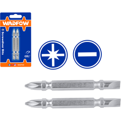 Wadfow WSV0K21 Screwdriver Bit SL6, PZ2 65MM | Wadfow by KHM Megatools Corp.