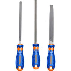 Wadfow WSF1403 Wood File 8" Set 3Pcs | Wadfow by KHM Megatools Corp.