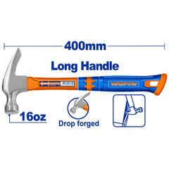 Wadfow WHM336L Long Handle Claw Hammer | Wadfow by KHM Megatools Corp.