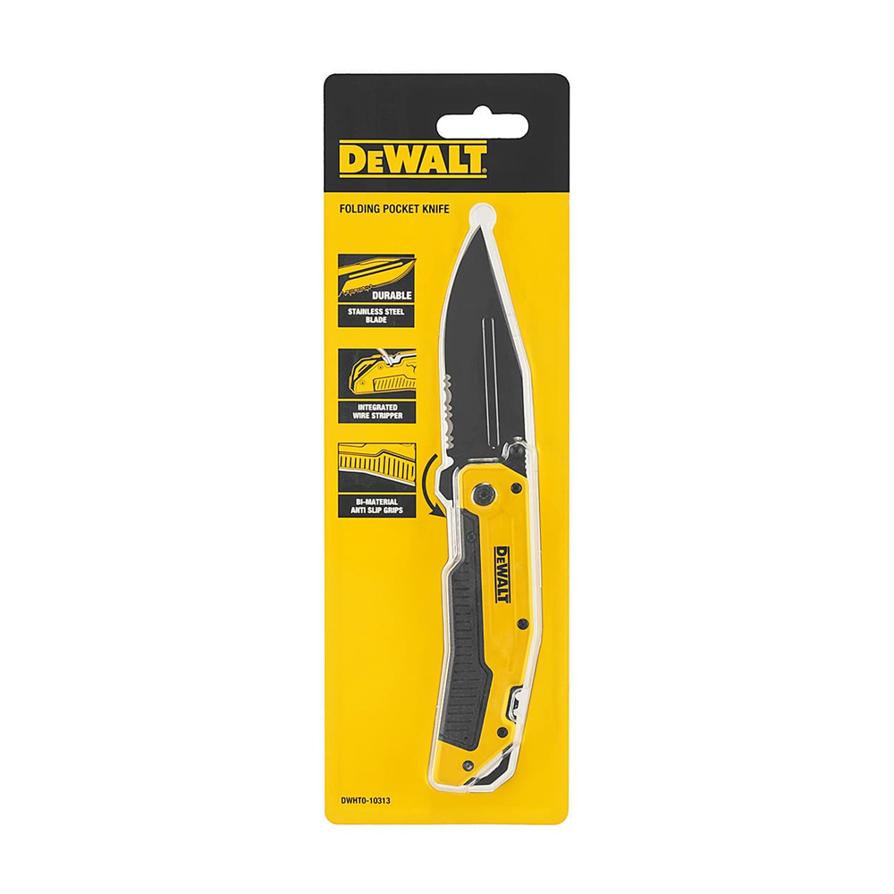 Dewalt DWHT0‐10313 Premium Folding Pocket Cutter Knife 80mm - ToolsSavvy.ph