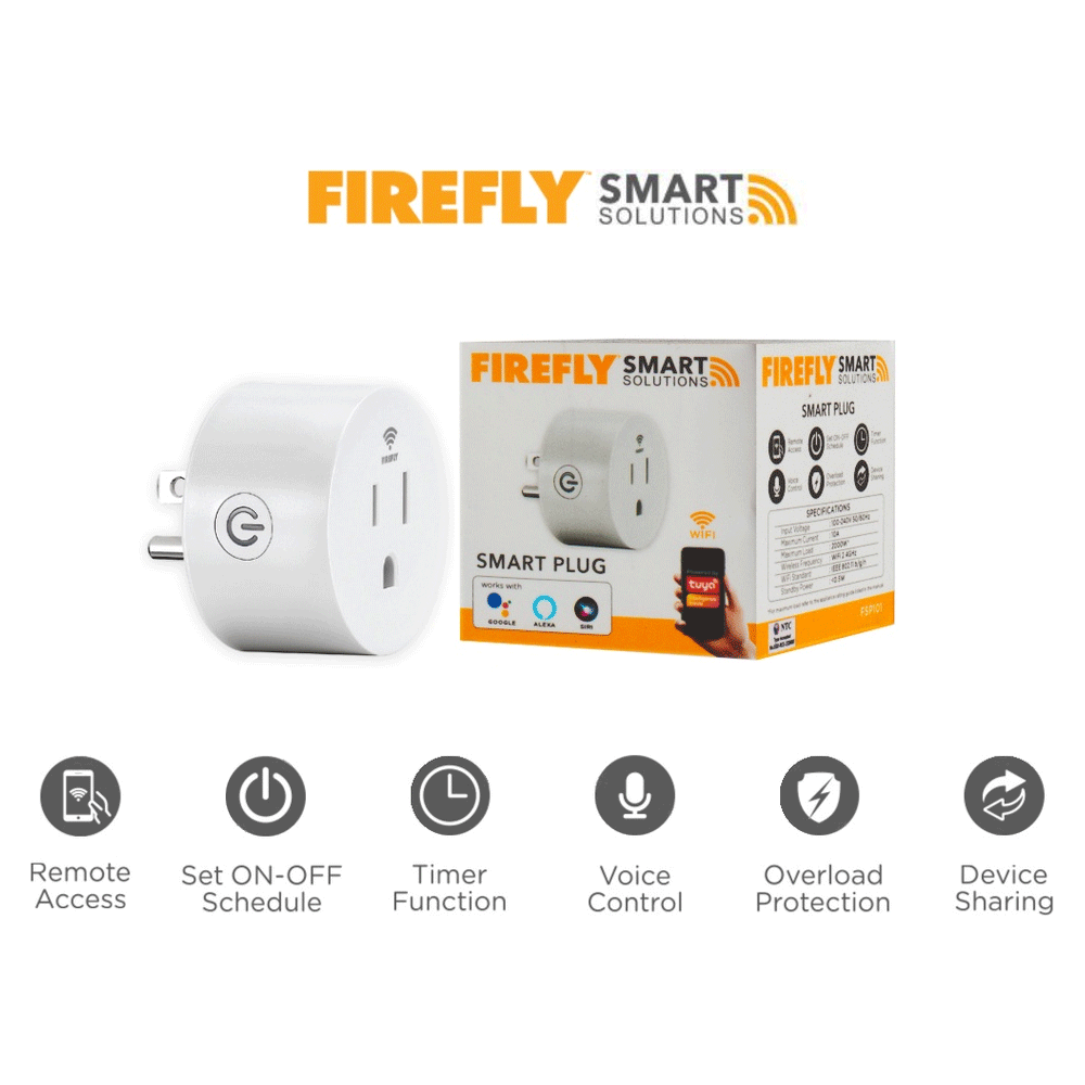 Firefly FSP101 Smart Plug | Firefly by KHM Megatools Corp.