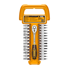 Ingco HKTS14271 1/4" Socket Bit Set 27Pcs | Ingco by KHM Megatools Corp.