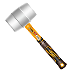 Ingco Rubber Hammer / Mallet Fiberglass Handle (Soft -Type) | Ingco by KHM Megatools Corp.