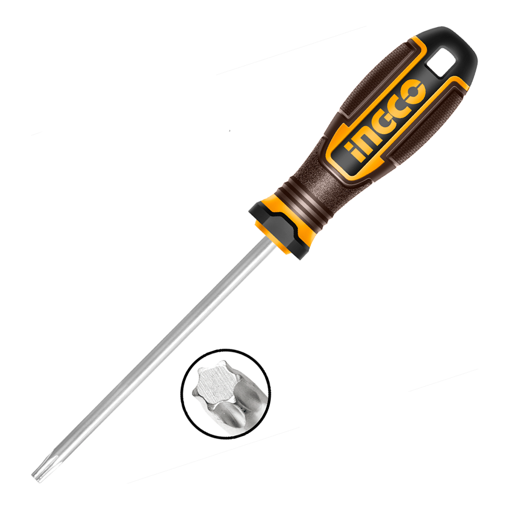 Ingco HSDX20150 Torx Screwdriver T20x150MM (Magnetic) | Ingco by KHM Megatools Corp.