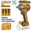 Ingco CIWLI20401 Cordless Impact Wrench 20V 400Nm (Bare)