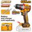 Ingco CDLI206681 Compact Cordless Drill 66Nm 20V (Bare)
