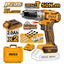 Ingco CIDLI20506 Brushless Cordless Impact Drill 20V 50Nm