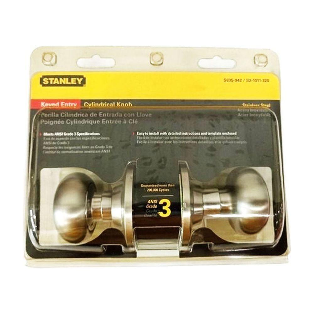 Stanley 1011-030 Entrance Lockset (Doughnut Knob) | Stanley by KHM Megatools Corp.