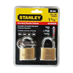 Stanley Padlock Short Shackle 2Pcs (Same Key) | Stanley by KHM Megatools Corp.