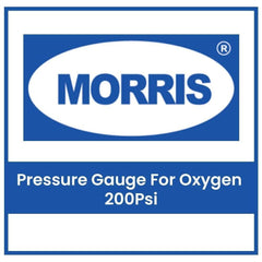 Morris Pressure Gauge For Oxygen 200Psi | Morris by KHM Megatools Corp.