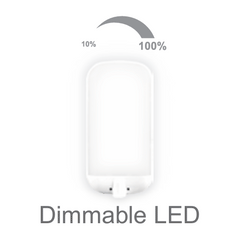 Firefly 60 LED Tricolor Desk Lamp with Multi-Color Night Light