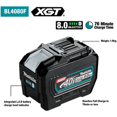 Makita BL4080F 40V / 8.0Ah XGT Li-Ion Battery (191X65-8) - KHM Megatools Corp.