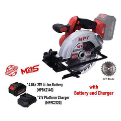 MPT MPCCS21165 Brushless Cordless Circular Saw