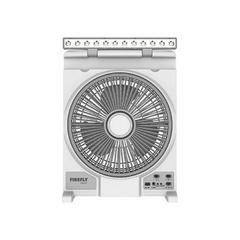 Firefly 12” Oscillating 3-Speed Fan with 12 LED Desk Lamp and USB Mobile Phone Charger | Firefly by KHM Megatools Corp.