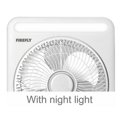 Firefly FEL653 Rechargeable 3-Speed Fan with Night Light