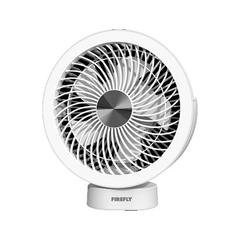 Firefly FEL664 Rechargeable Mini Desk Fan with Ring Lamp