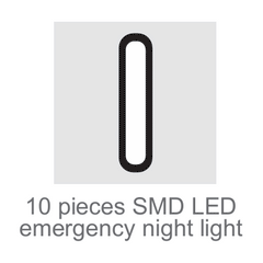 Firefly FEL645 Rechargeable Mist Fan with Built-in Emergency Light