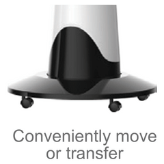 Firefly FEL646 16" Rechargeable Mist Fan with Digital Display and LED Night Light