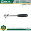 Sata SC12902 3/8" Dr. Quick Release Ratchet with Grip 8"