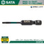 Sata 10Pc 1/4" Impact Bits 50mm L