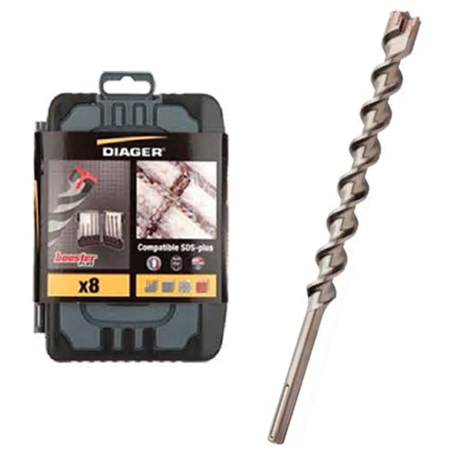 Diager 107B Masonry SDS-Max Drill Bit Set 8Pcs (Ultimax) | Diager by KHM Megatools Corp.
