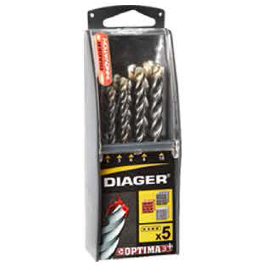 Diager 263B Masonry Drill Bit Set 5Pcs | Diager by KHM Megatools Corp.
