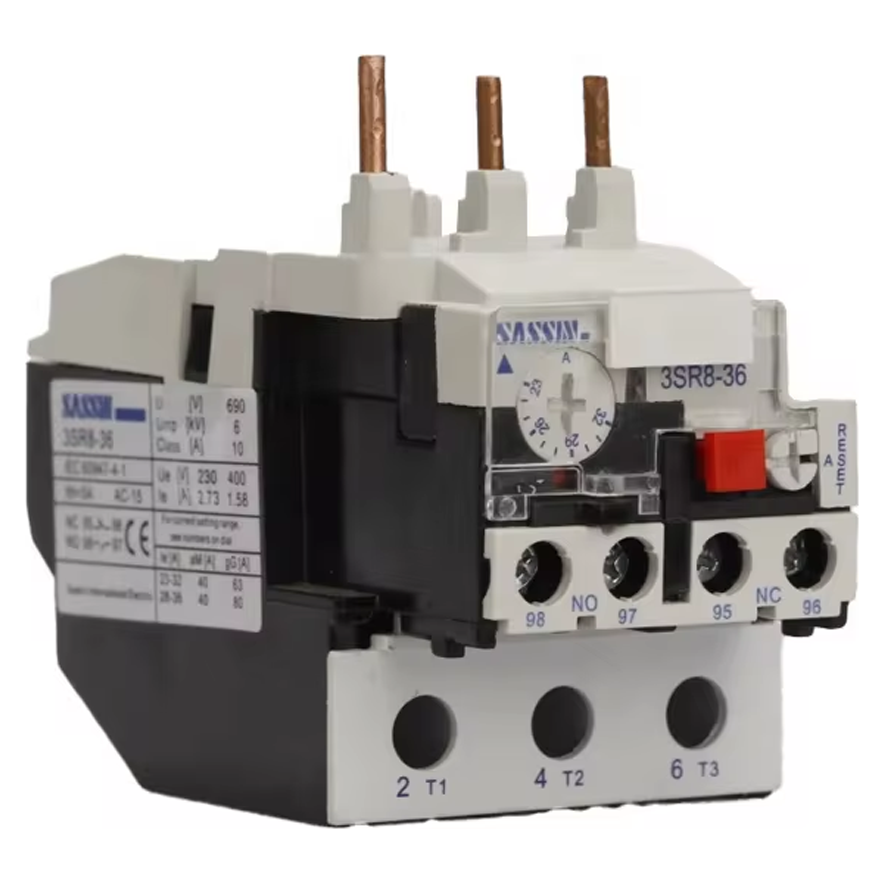 Sassin Thermal Overload Relay (3SR8-25 Series) | Sassin by KHM Megatools Corp.