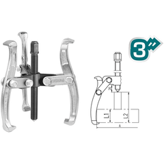 Total THTGP336 Three Jaws Gear Puller 3" | Total by KHM Megatools Corp.