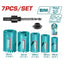 Total TACSH1071 7pcs Bi-Metal Hole Saw Set - ToolsSavvy.ph