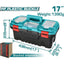 Total TPBX0171 Plastic Tool Box 17" (SS) - KHM Megatools Corp.