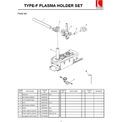 Koike Type-F Plasma Torch Holder Set - KHM Megatools Corp.