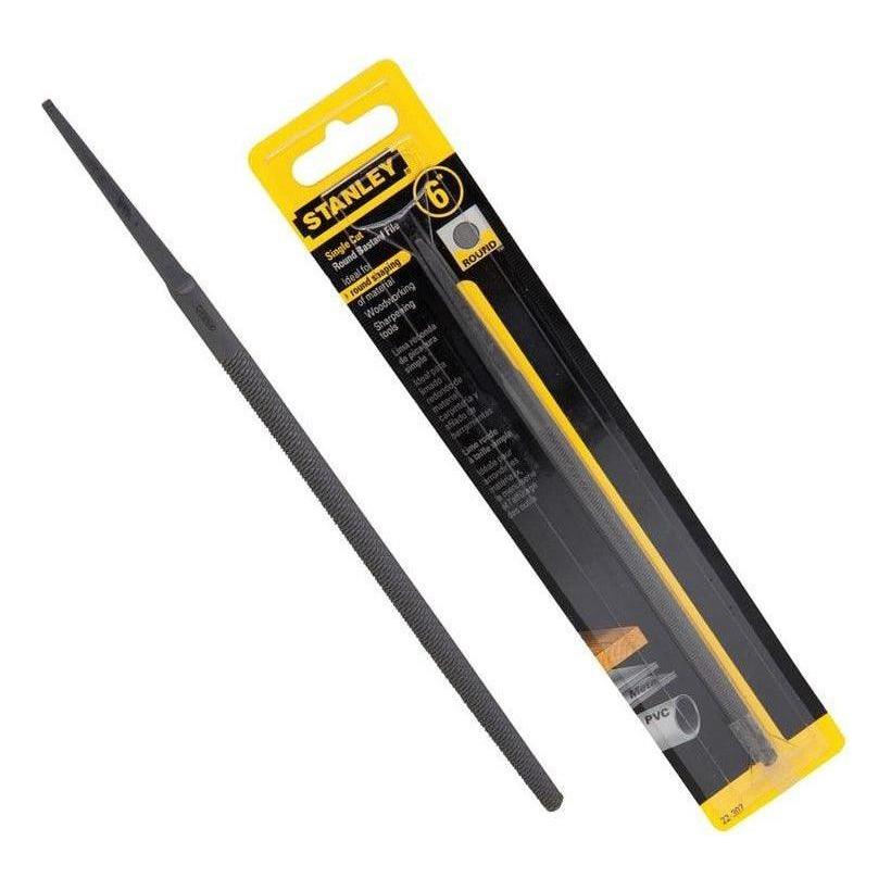 Stanley 8-Inch Double Cut Flat Bastard File – For Metal, Wood & Plastic | General Purpose Hand File