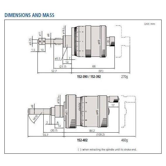 Mitutoyo Micrometer Head, Series 152 | Mitutoyo by KHM Megatools Corp. Mitutoyo Micrometer Head, Series 152 | Mitutoyo by KHM Megatools Corp.